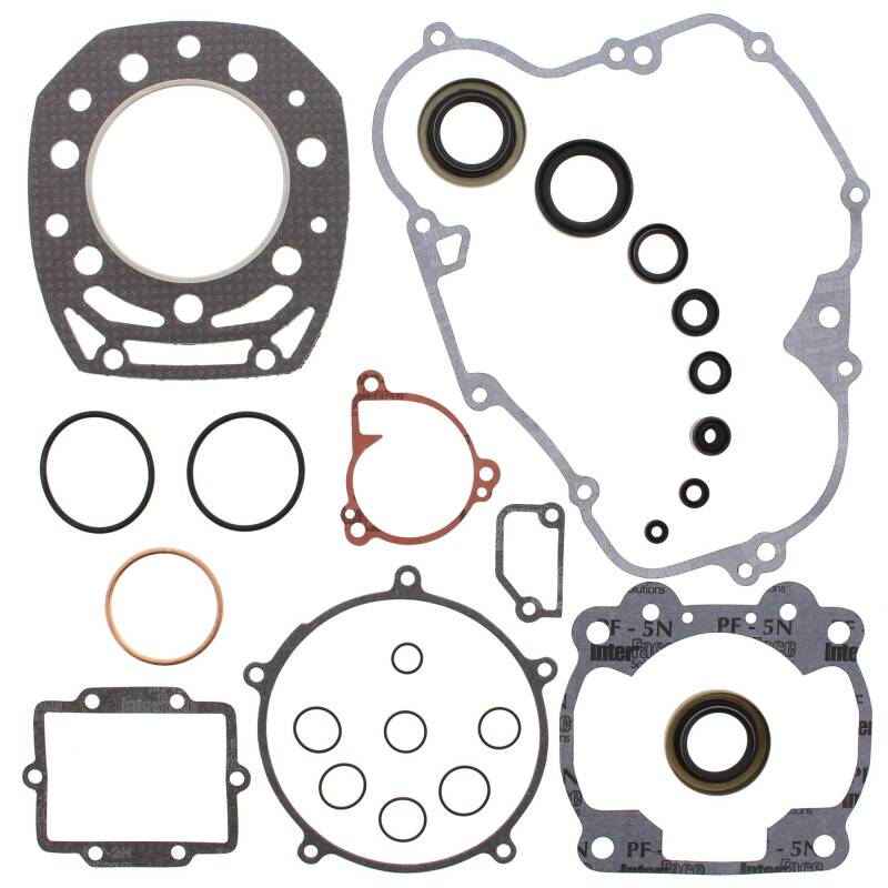 Vertex Pistons Vertex Gaskets 86-87 Kawasaki KX500 Complete Gasket Kit w/ Oil Seals
