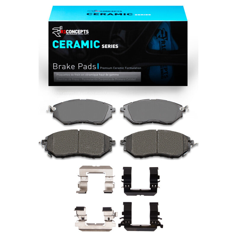R1 Concepts R1 2005-2021 Subaru Tribeca Front R1 Ceramic Pads & Hardware Kit