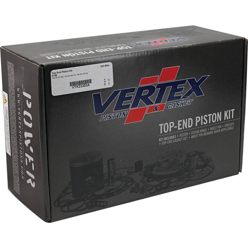 Vertex Pistons Vertex Piston 07-08 KTM 144 SX 144cc Top End Piston Kit
