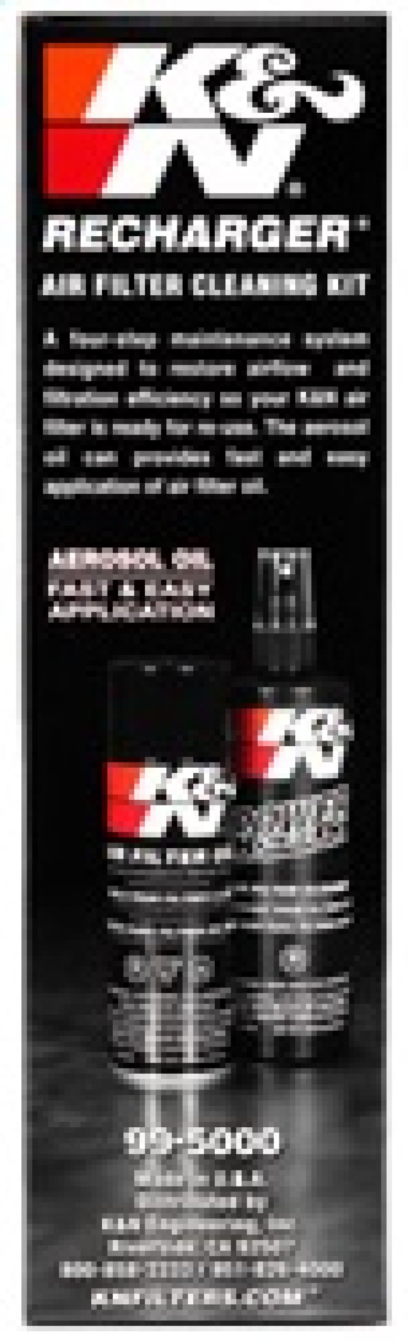 K&N Engineering K&N Aerosol Oil Recharger Service Kit
