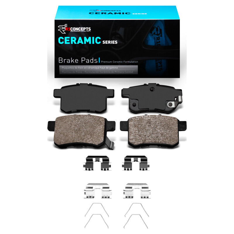 R1 Concepts R1 2008-2017 Acura TSX Rear R1 Ceramic Pads & Hardware Kit