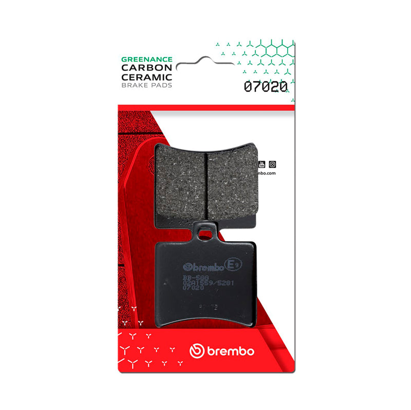 Brembo Powersports Brembo Malaguti Madison/Malaguti Password/Malaguti Phantom Carbon Ceramic Brake Pad - Rear