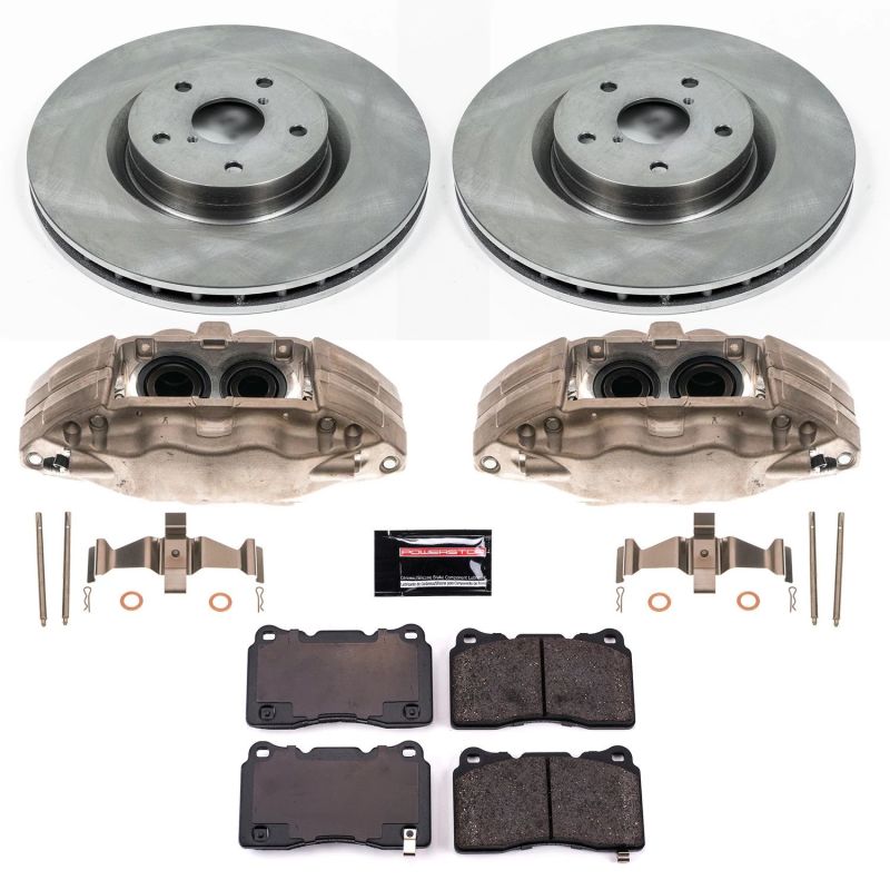 PowerStop Power Stop 05-14 Subaru Impreza Front Autospecialty Brake Kit w/Calipers