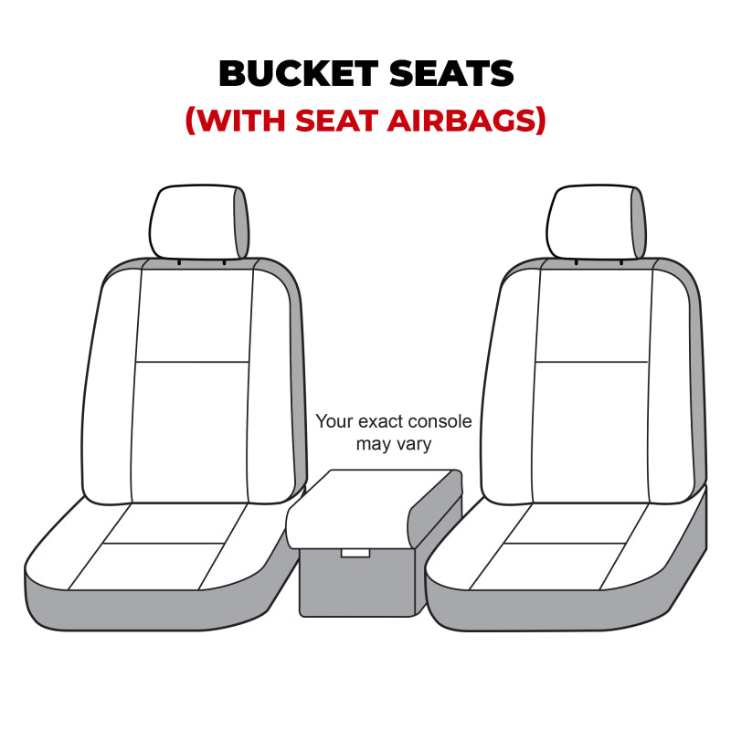 Covercraft 11-16 Dodge Ram Polycotton SeatSaver Custom Front Row Seat Covers - Charcoal