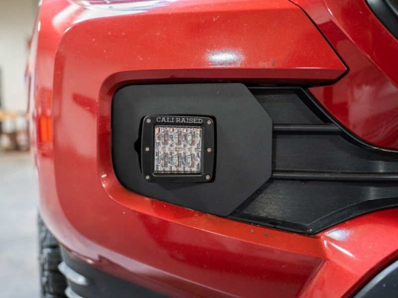 Cali Raised LED Cali Raised 2016-2023 Toyota Tacoma Led Fog Light Pod Replacements Brackets Kit - 3X2 18W Amber Pods