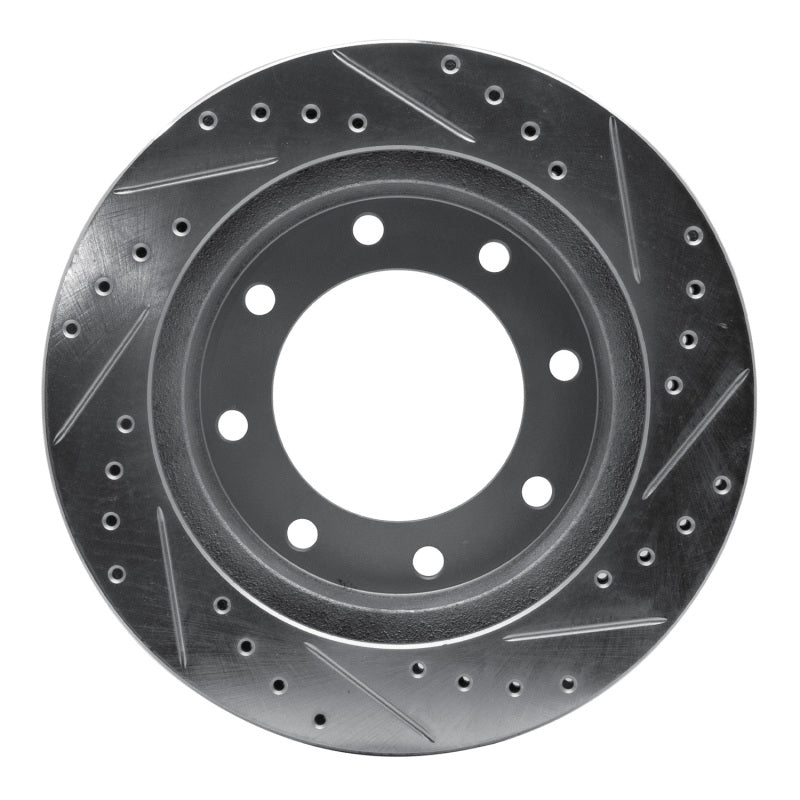 R1 Concepts R1 73-93 Dodge B300 Van (71-74) / B300 (75-80) Front Left Drilled & Slotted Silver Brake Rotor