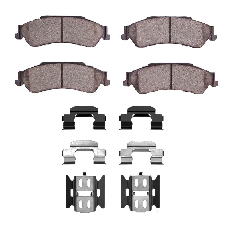 R1 Concepts R1 97-05 Chevrolet Blazer Rear Semi Met Pads & Hardware Kit