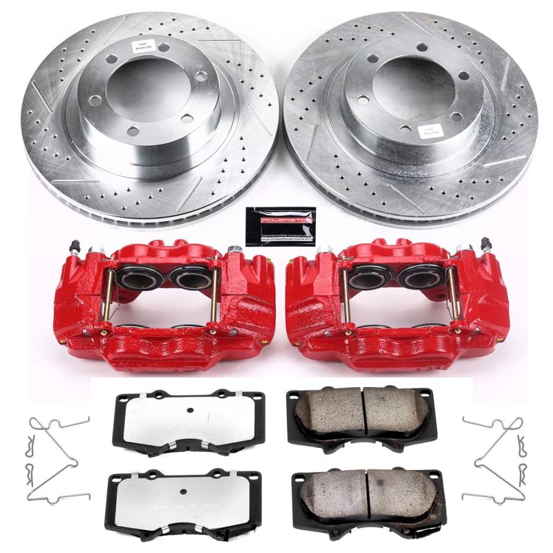 PowerStop Power Stop 03-09 Toyota 4Runner Front Z36 Truck & Tow Kit w/Cals