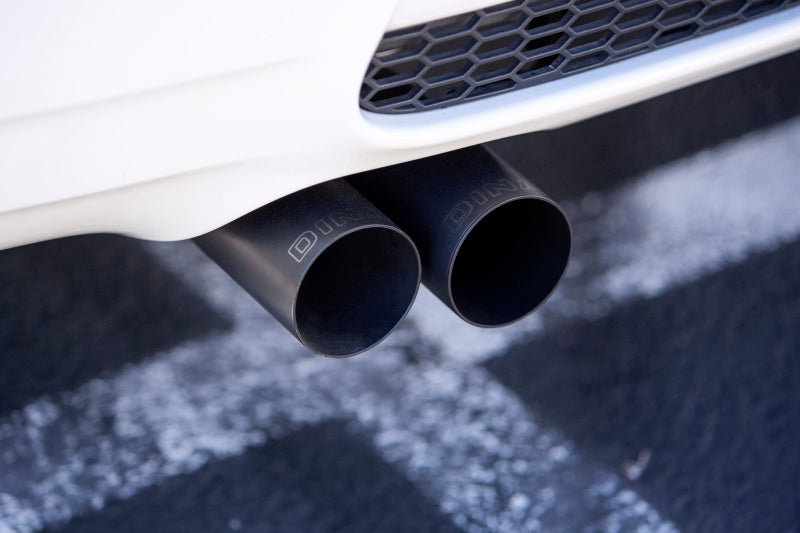 Dinan 08-11 BMW M3 (E90) Free Flow Axleback Exhaust System - Black Tips