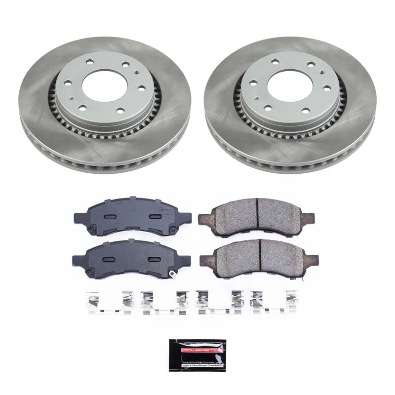 PowerStop Power Stop 06-08 Isuzu Ascender Front Semi-Coated Rotor Kit