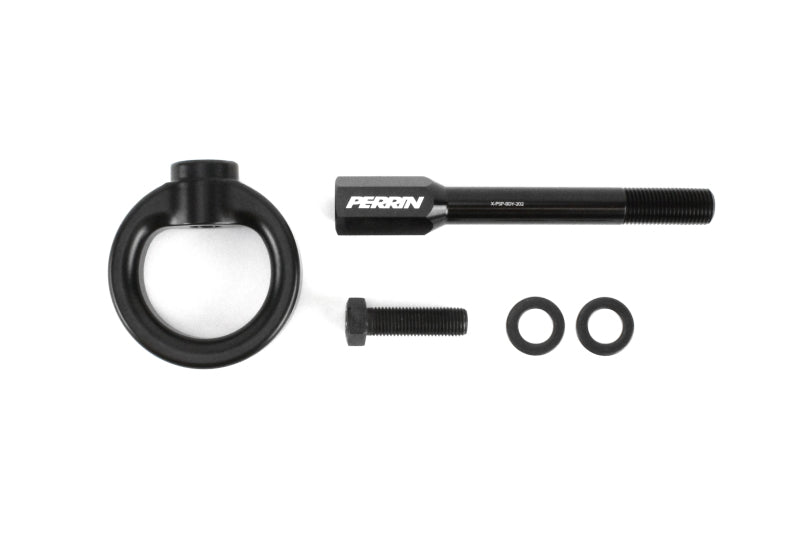 Perrin Performance PERRIN 02-07 Subaru WRX/STI Tow Hook Kit (Front) - Flat Black