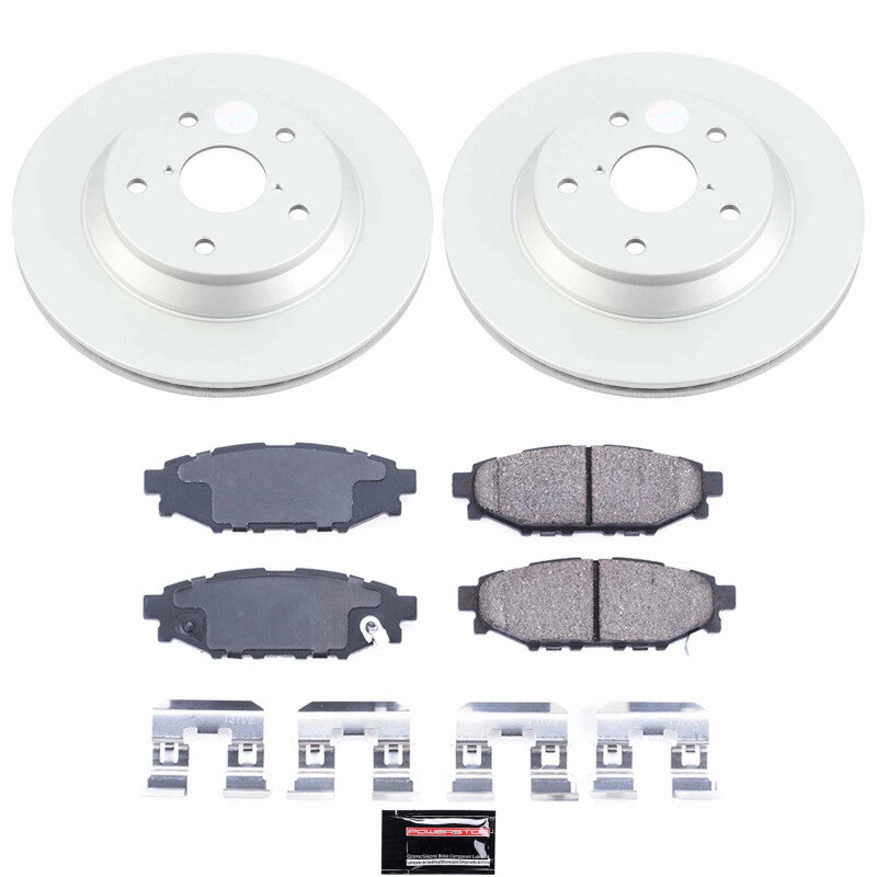PowerStop Power Stop 2024 Subaru Impreza Rear Z17 Coated Brake Kit