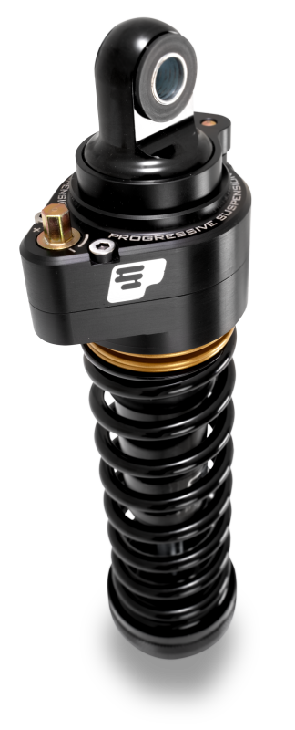 Progressive Harley Ultra Touring-QPS 944 Series Shocks, 13in, 12in Ride Height Super Duty - Black /