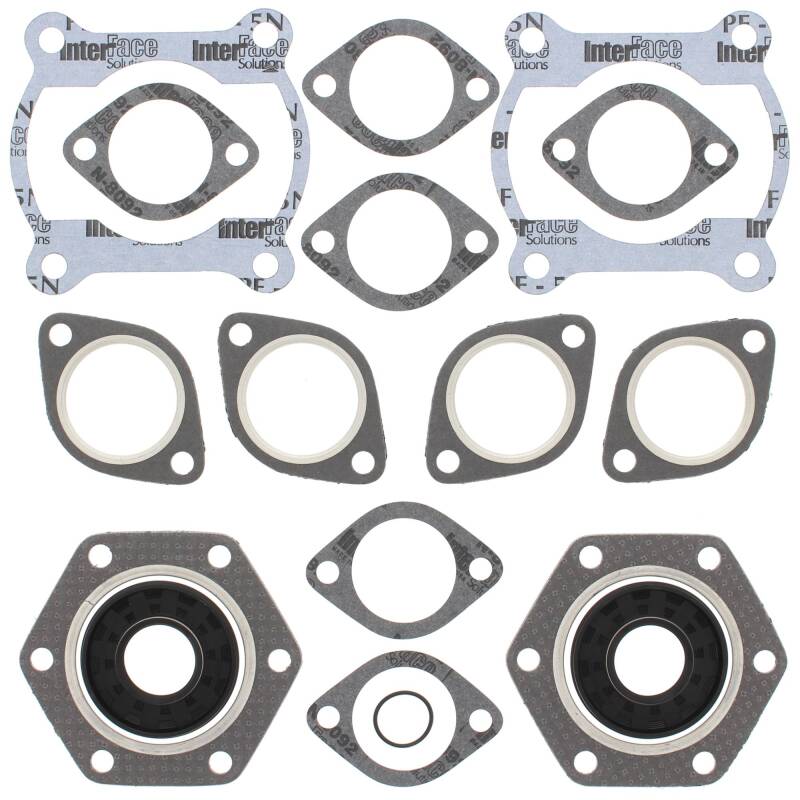Vertex Pistons Vertex Gaskets 81-82 Polaris Cutlass SS 440 Complete Gasket Kit w/ Oil Seals