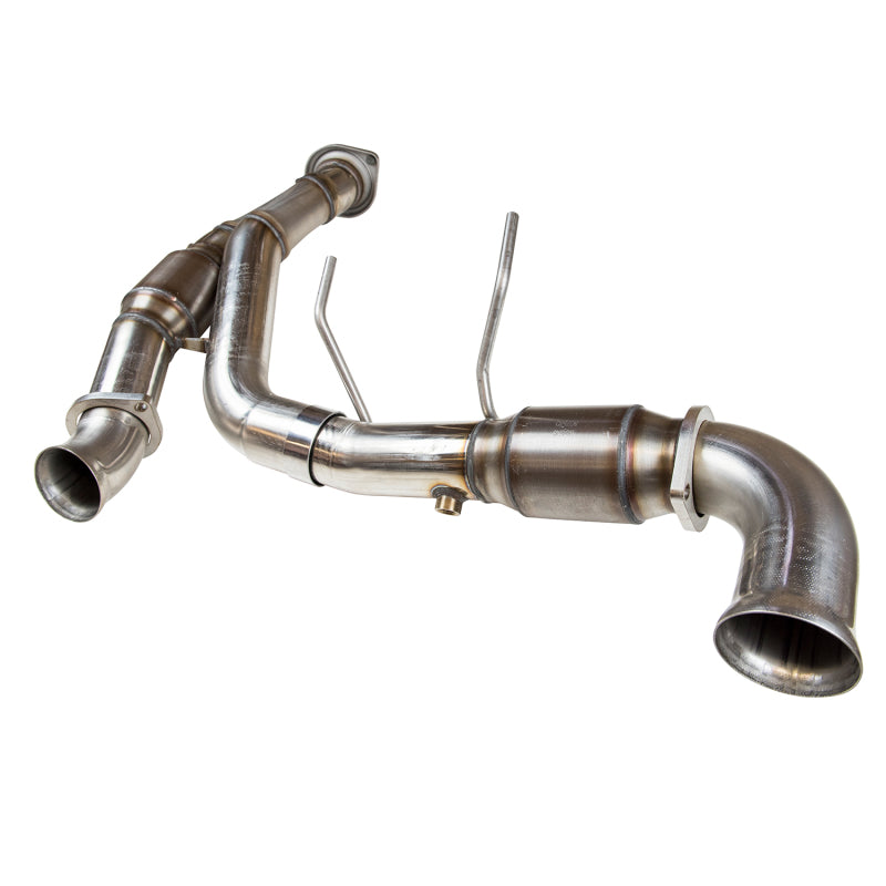 Kooks Headers Kooks 2015 + Ford F150 Coyote 5.0L 4V 3in SS OEM Exhaust Catted Y Pipe