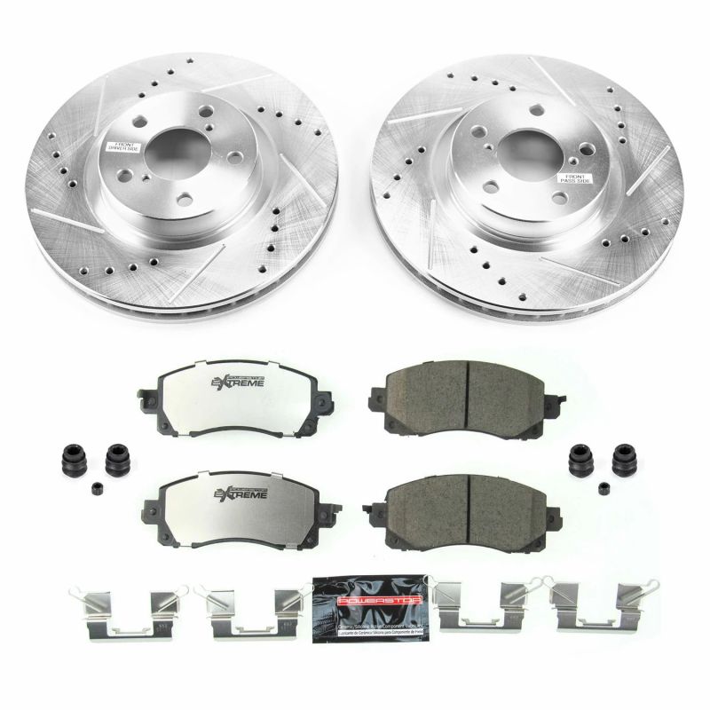 PowerStop Power Stop 17-19 Subaru Impreza Front Z26 Street Warrior Brake Kit