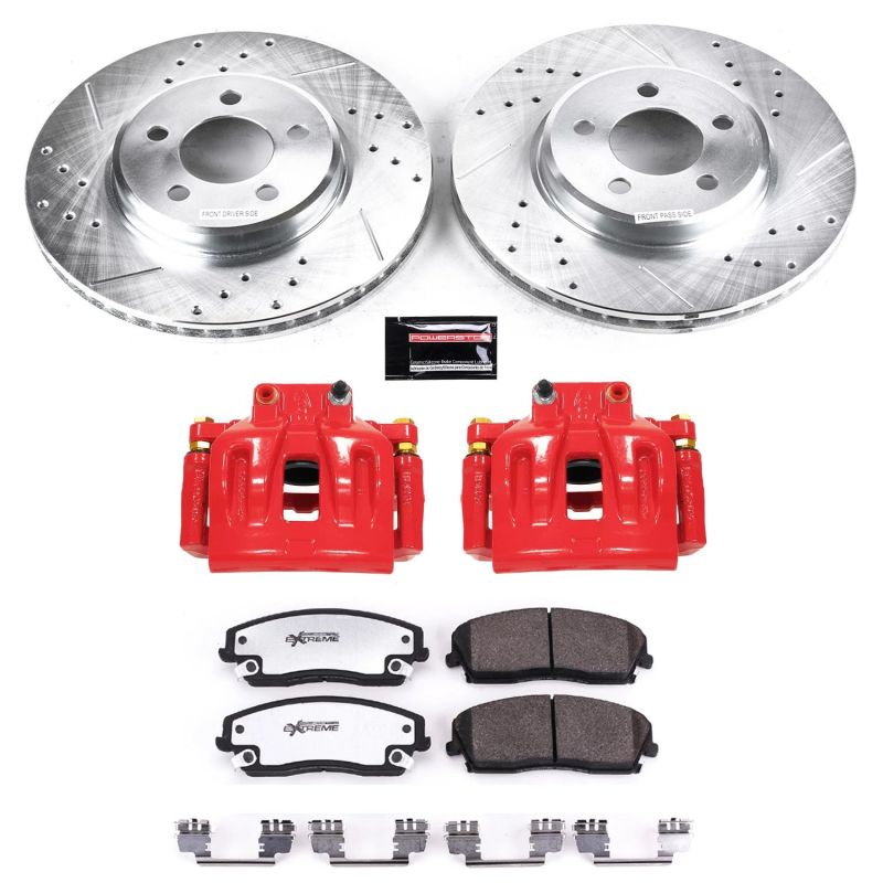 PowerStop Power Stop 12-19 Chrysler 300 Front Z26 Street Warrior Brake Kit w/Calipers