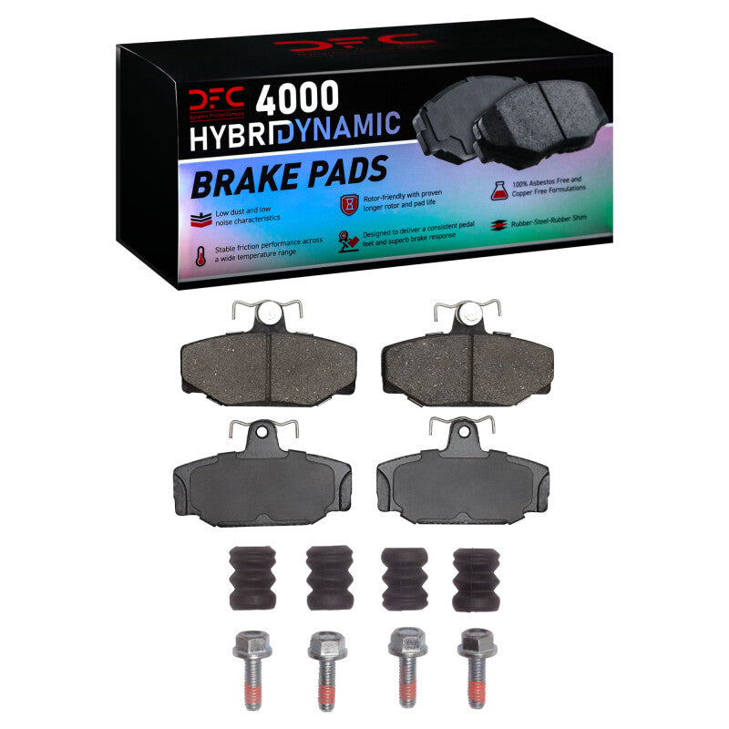 DFC 88-00 Volvo 760 Series Rear 4000 HybriDynamic Pads & Hardware Kit