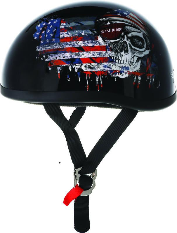 Bikers Choice Skid Lids Live To Ride Original Helmet - 2XL