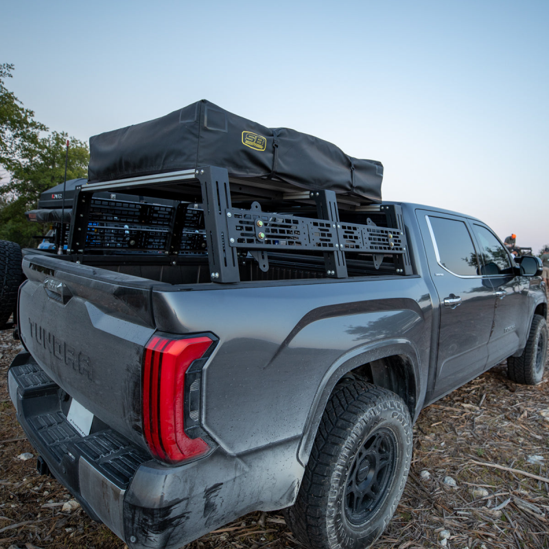 Cali Raised LED Cali Raised 2022+ Toyota Tundra Overland Bed Rack -Mid Height Rack