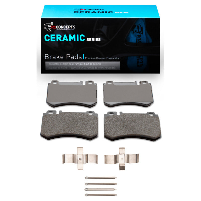 R1 Concepts R1 03-11 Mercedes-Benz CLK63 AMG Rear Ceramic Pads & Hardware Kit