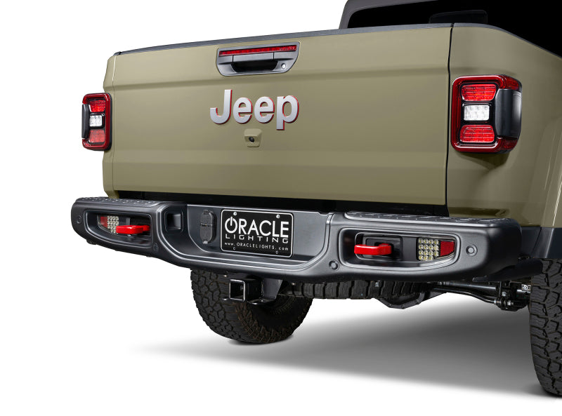 ORACLE Lighting Oracle Jeep Gladiator JT Rear Bumper LED Reverse Lights w/ Plug & Play Harness - 6000K