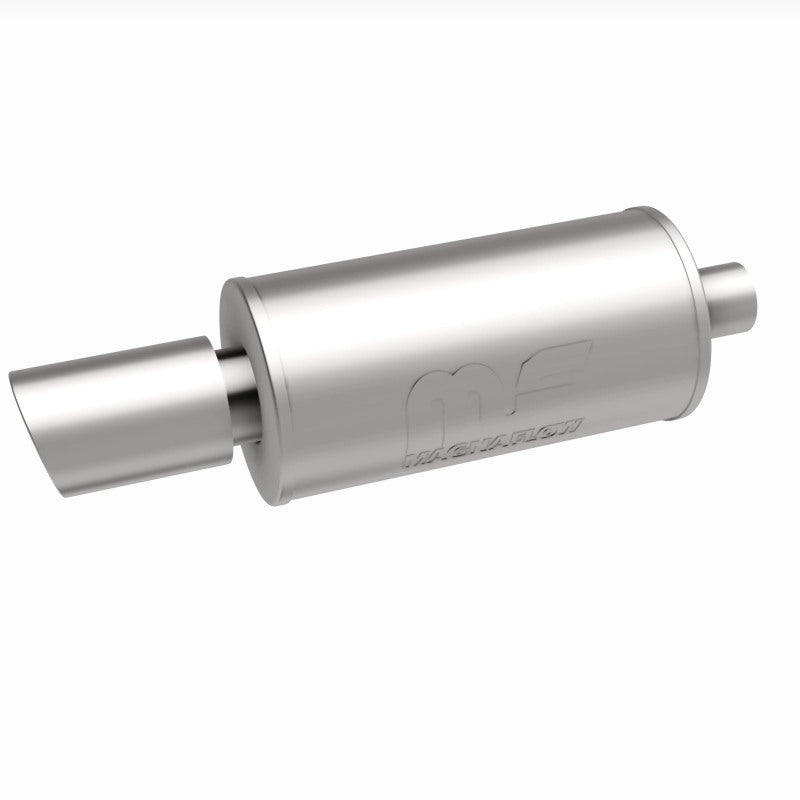 MagnaFlow Muffler W/Tip Mag SS 14X7X7 2.25/4.