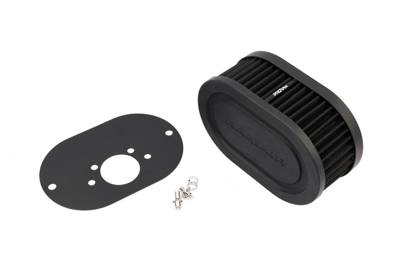Ramair Pleated Carburettor Intake Air Filter Baseplate to fit SU HIF6, HIF44 1.7in 65mm