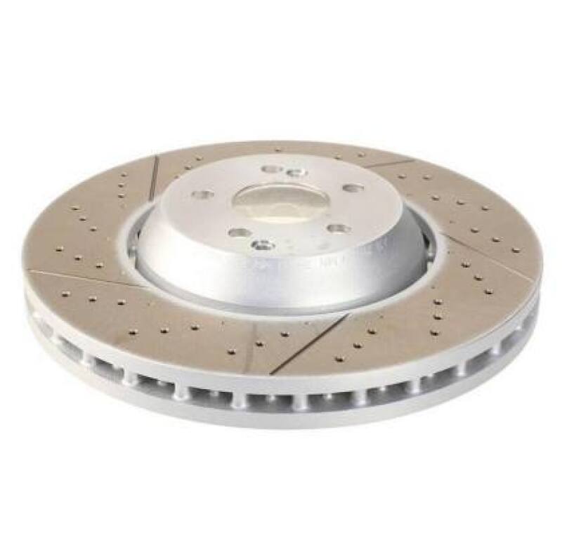 SHW Performance SHW 15-20 Dodge Charger/Challenger Front Drilled-Slotted Lightweight Brake Rotor (68184587AE)