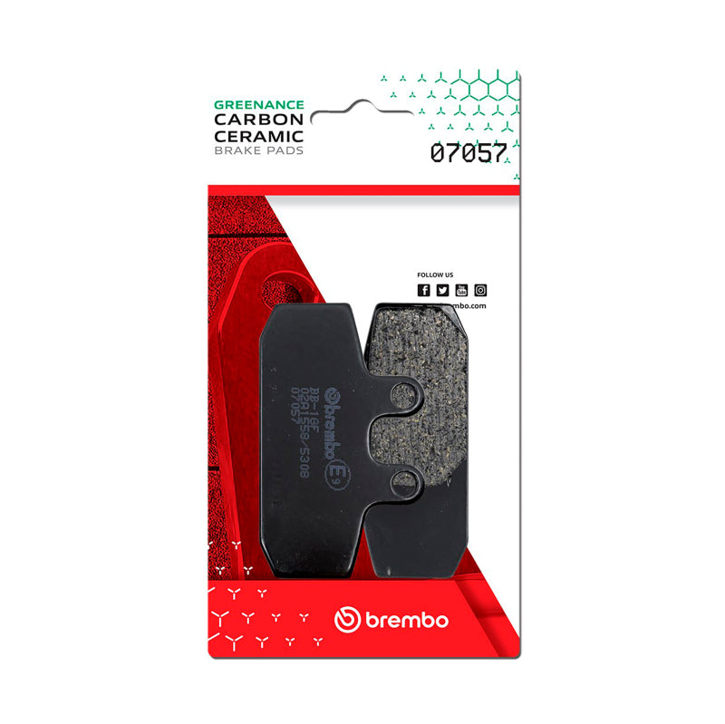 Brembo Powersports Brembo Aprilia Atlantic Carbon Ceramic Brake Pad - Front