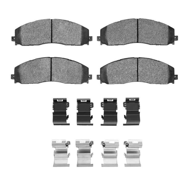 R1 Concepts R1 11-22 Ford F-250 4WD (Super Duty) Front Semi Met Pads & Hardware Kit
