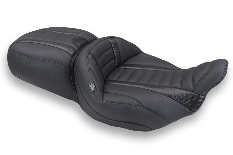 Mustang Motorcycle Mustang 23-26 Harley CVO Road Glide, Street Glide, Deluxe ST 1PC 2Up Blk w/ Blk Thread