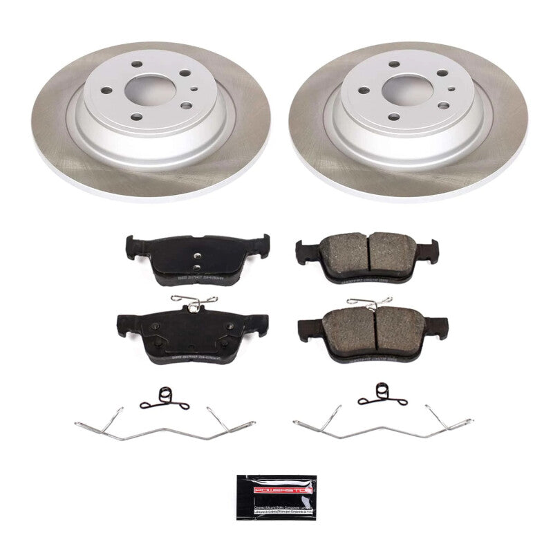 PowerStop Power Stop 17-20 Ford Fusion Rear Semi-Coated Rotor Kit