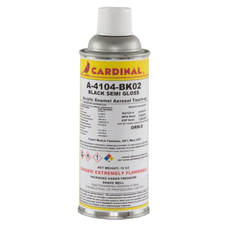 Synergy Mfg Synergy Black Semi-Gloss Steel Metallic Touch-Up Paint (Aerosol)