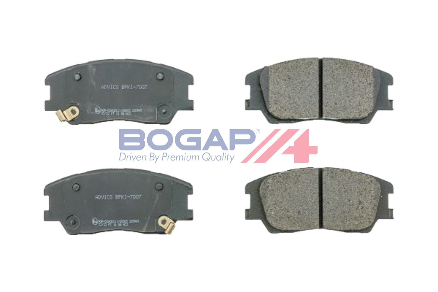 BOGAP Y8210264 Brake Pad Set, Disc Brake