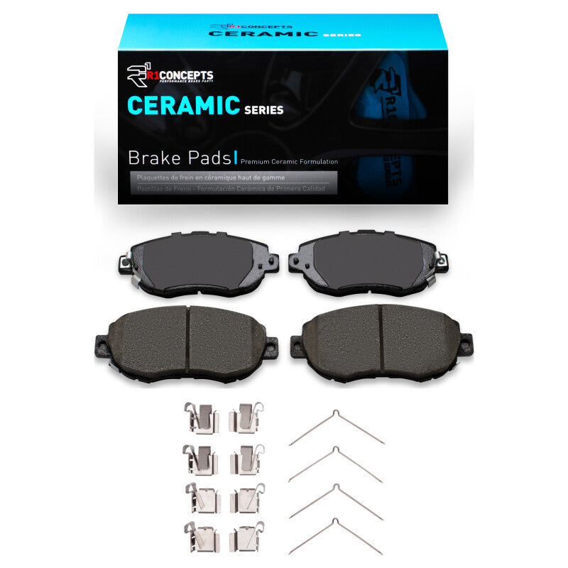 R1 Concepts R1 93-10 Lexus GS400 Front Ceramic Brake Pads & Hardware Kit