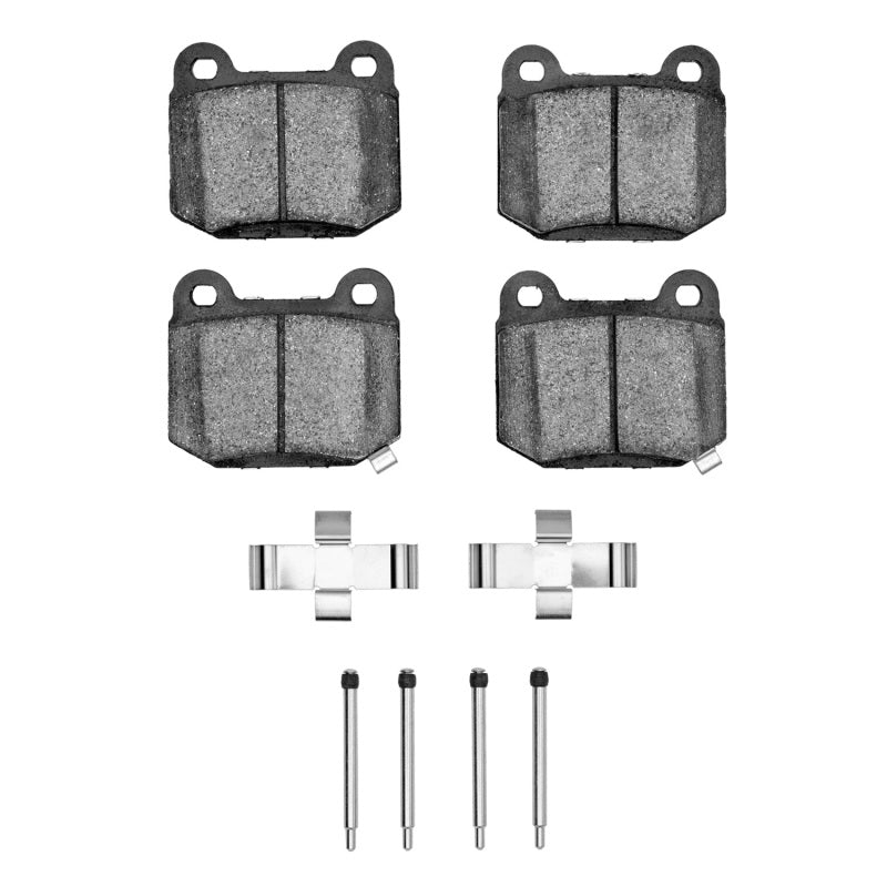 R1 Concepts R1 04-06 Maserati Quattroporte Rear Euro Ceramic Pads & Hardware Kit