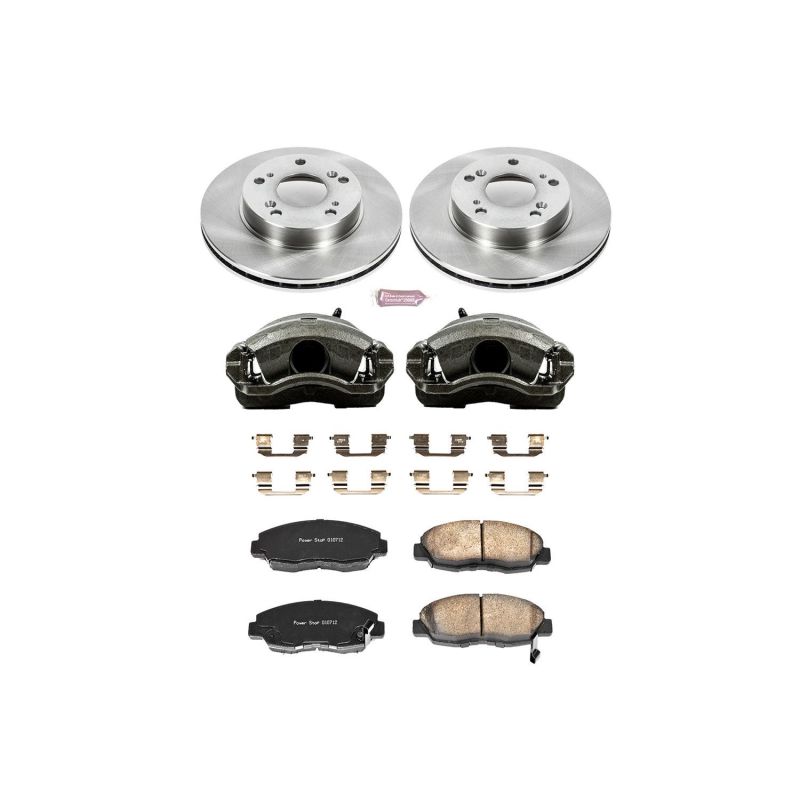 PowerStop Power Stop 06-11 Honda Civic Front Autospecialty Brake Kit w/Calipers