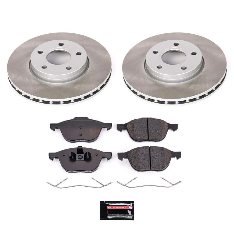 PowerStop Power Stop 04-11 Volvo S40 Front Semi-Coated Rotor Kit