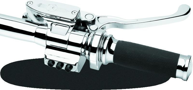 Performance Machine 9/16 Front Brake Master Cylinder - Contour - Chrome