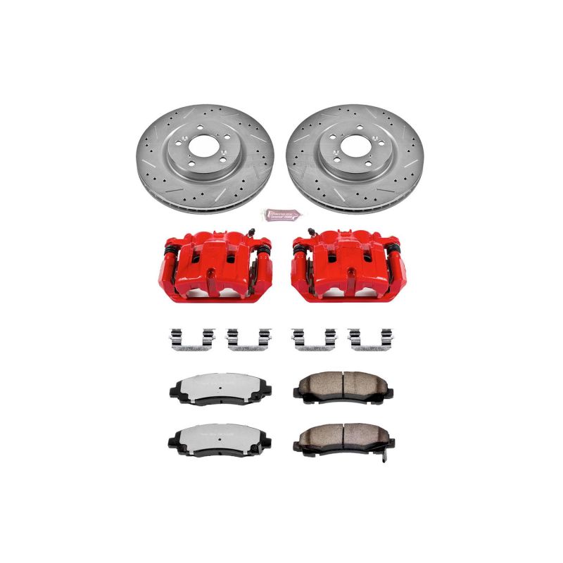 PowerStop Power Stop 09-14 Acura TL Front Z36 Truck & Tow Kit w/Cals