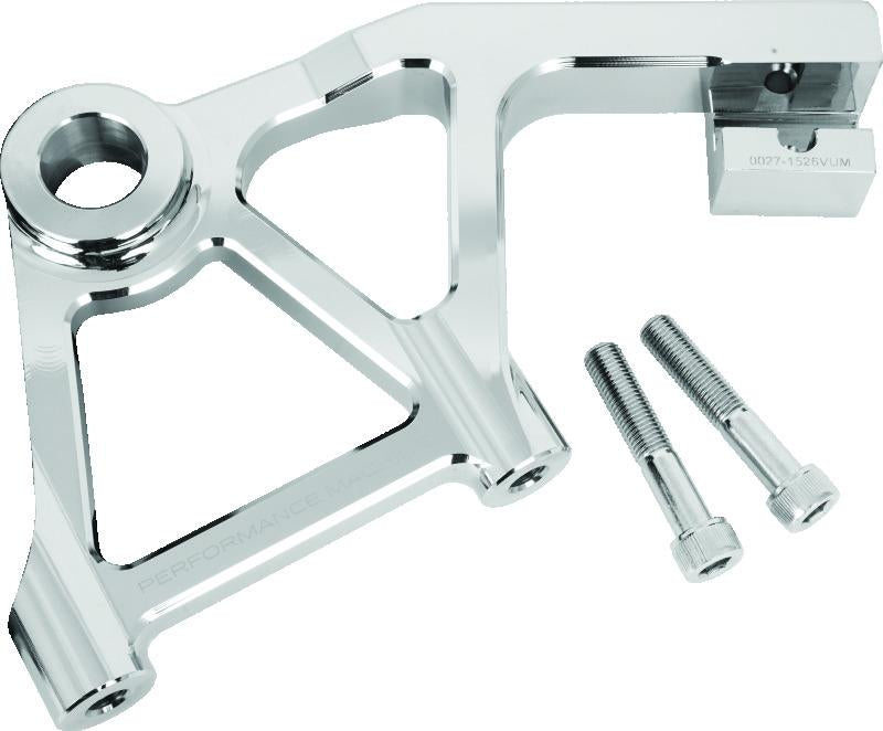 Performance Machine Touring Rear Rad Cal Bracket Assembly - Chrome