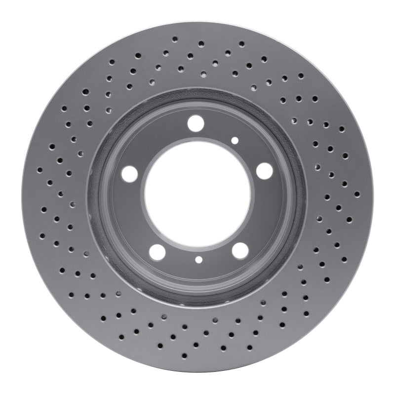 DFC 05-08 Porsche Boxster Right Front Drilled GeoSPEC Coated Rotor