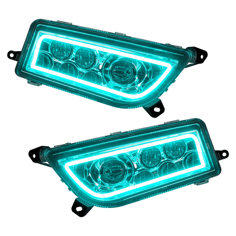 ORACLE Lighting Oracle 14-21 POLARIS RZR 1000 XP Headlight Halo Kit - ColorSHIFT