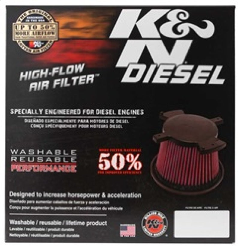 K&N Engineering K&N 10-11 Dodge Ram 2500/3500/4500/5500 6.7L L6 Diesel Replacement Air Filter