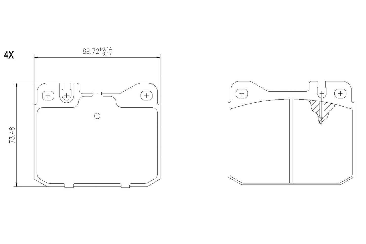 BOGAP C8210158 Brake Pad Set, Disc Brake