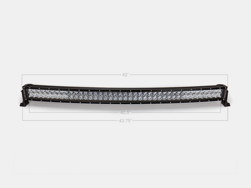 Cali Raised LED Cali Raised 42 Curved Dual Row 5D Optic Osram Led Bar - Combo