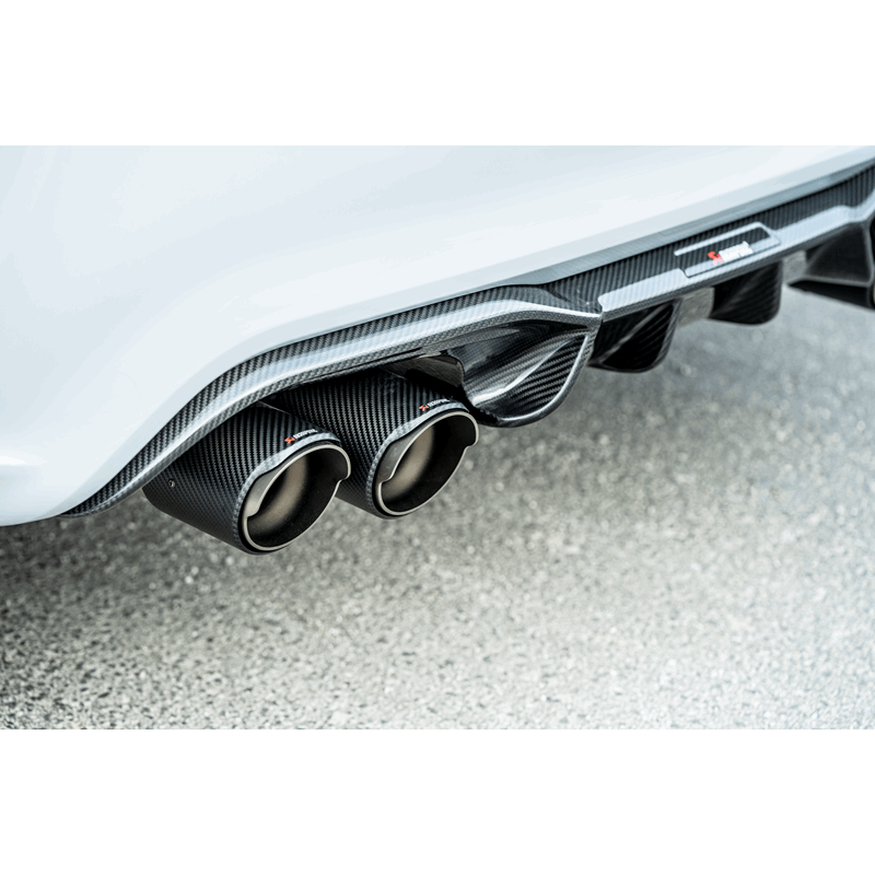 Akrapovic Akrapovic 2018+ BMW M2 Competition/M2 CS (F87N) Slip-On Line (Titanium) w/Carbon Fiber Tips