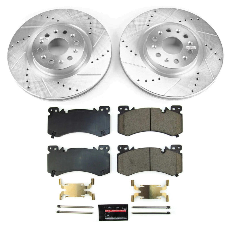 PowerStop Power Stop 2022 Cadillac XT6 Front Z36 Truck & Tow Brake Kit