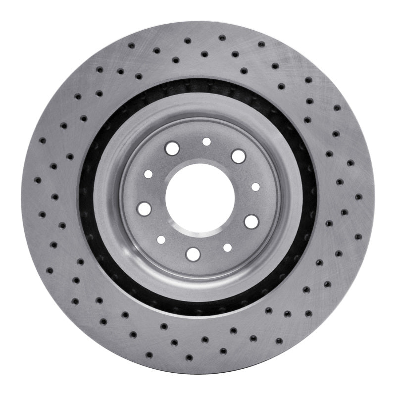 DFC 00-06 Jaguar XKR Front Drilled Brake Rotor